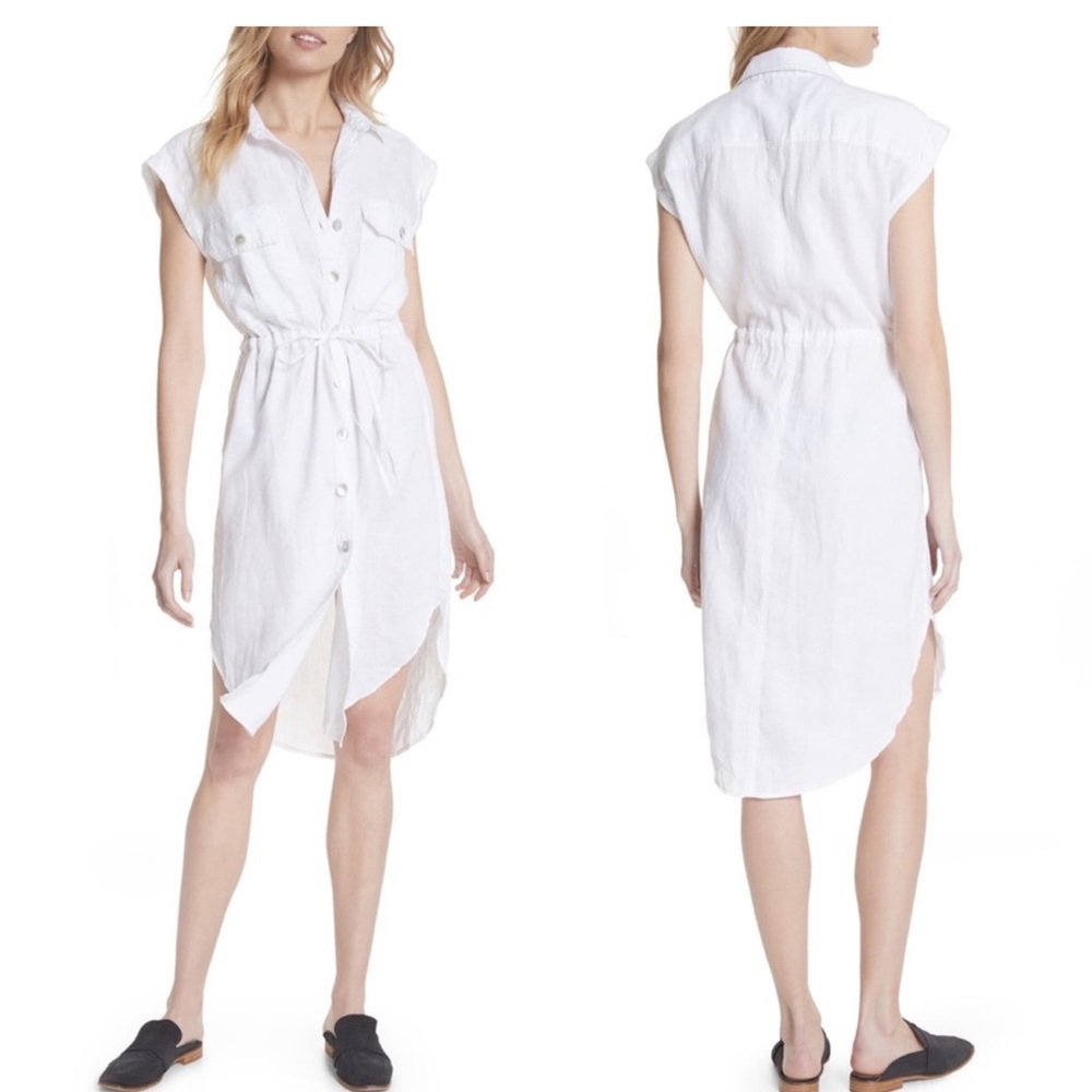 Free People Meet Me Halfway Shirt Dress - sz L